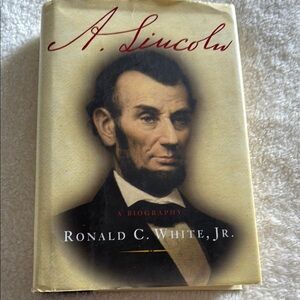 A. Lincoln Biography Book New unread perfect gift for the history buff 🎄